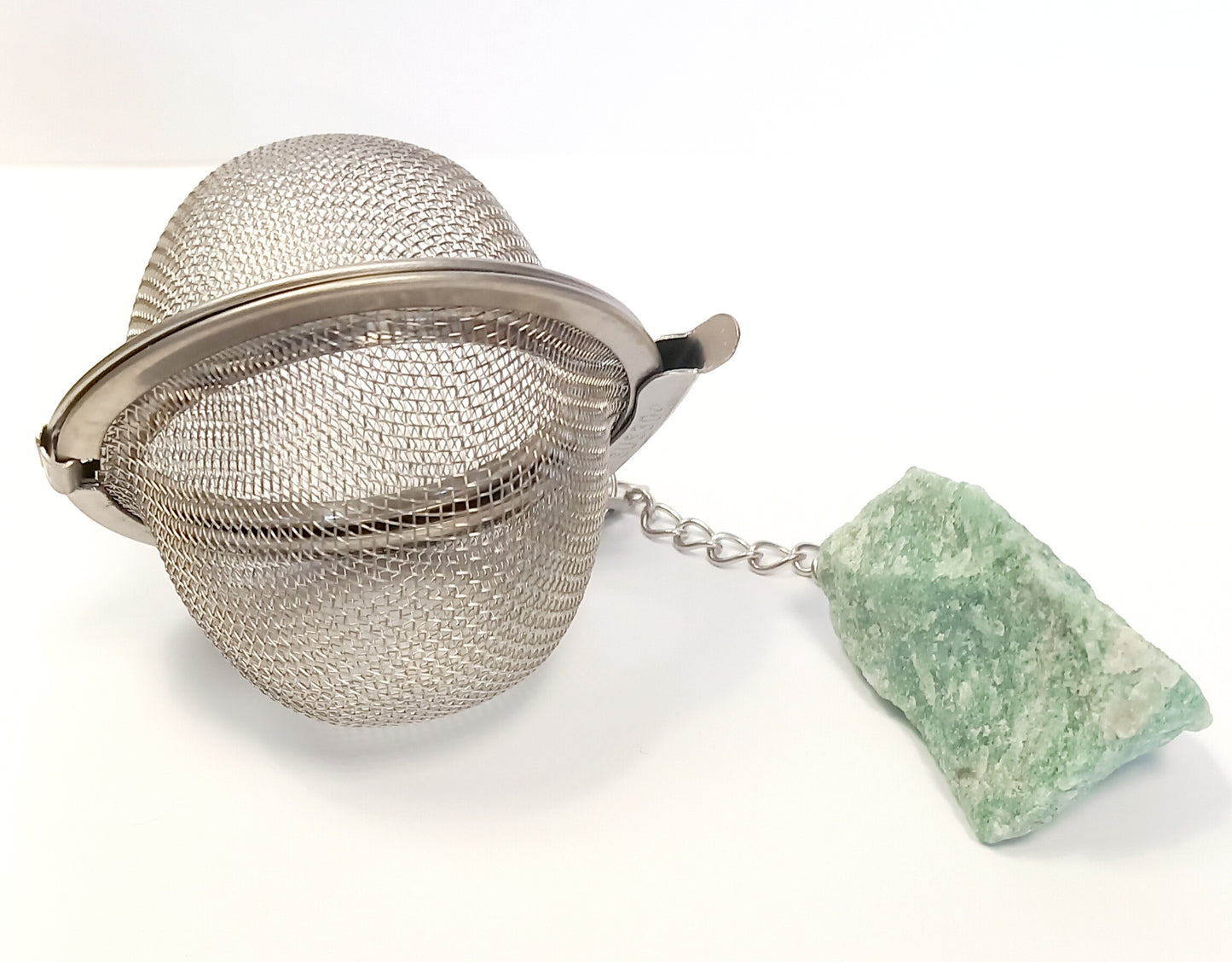 Infuseur à thé Aventurine verte