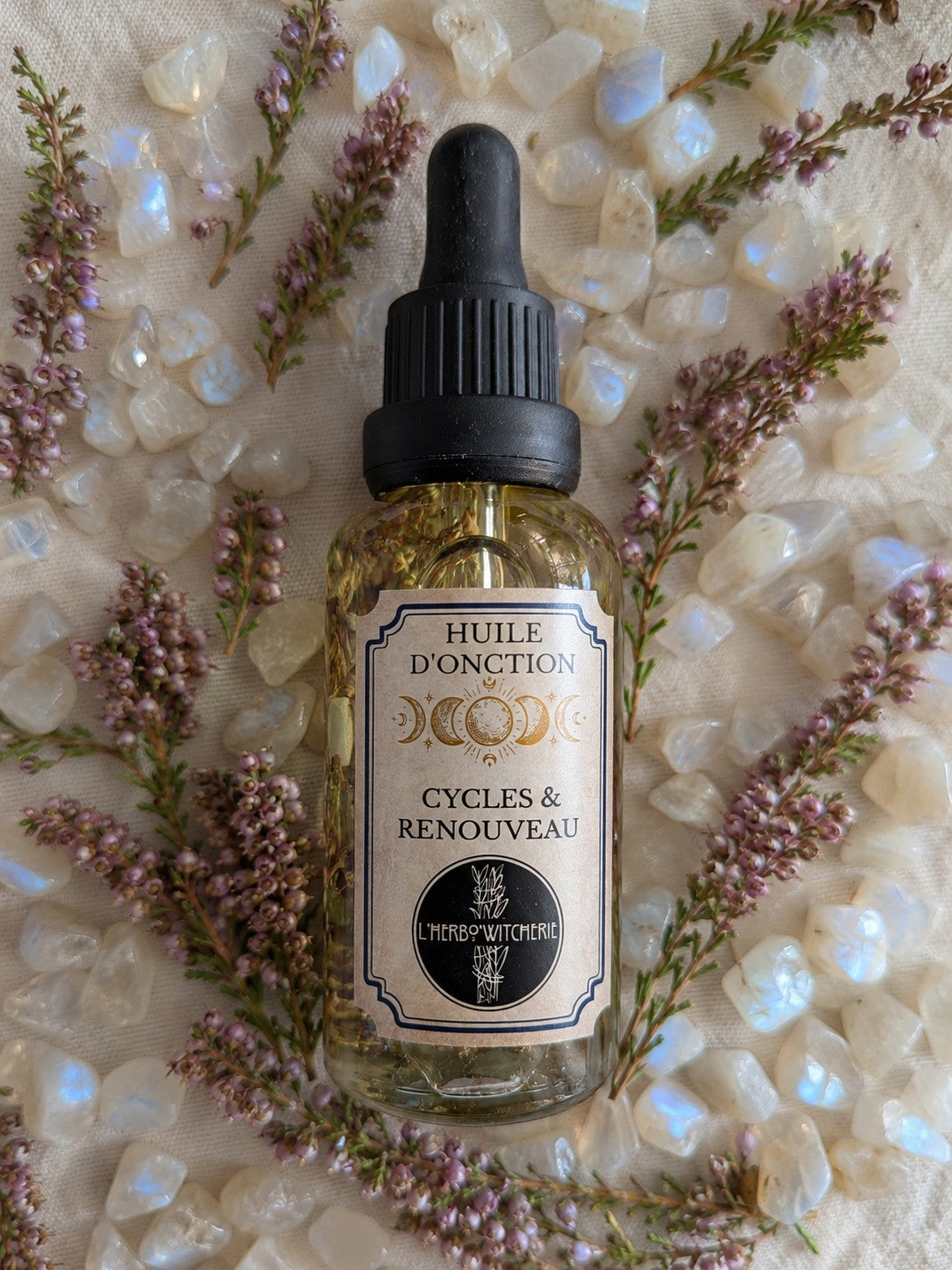Huile d'onction Cycles & renouveau - accompagne les changements