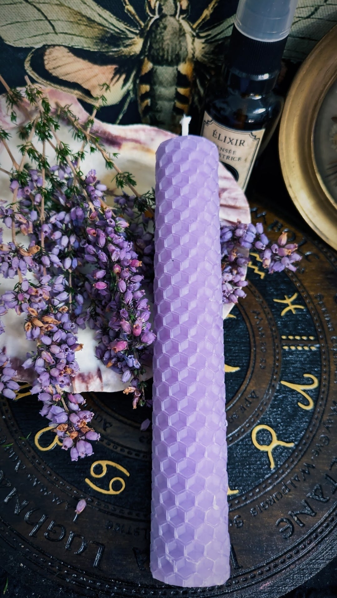 Bougie rituel intuition et divination