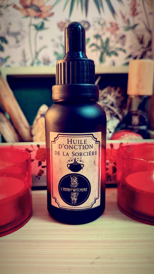 Huile d'onction de la Sorcière - Développe les capacités extrasensorielles- 30ml