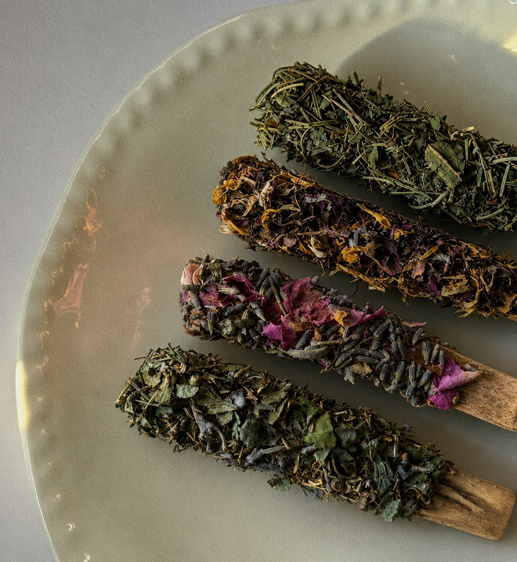 Collection des 4 Intentions — Palo Santo
Protection • Abondance • Amour • Divination