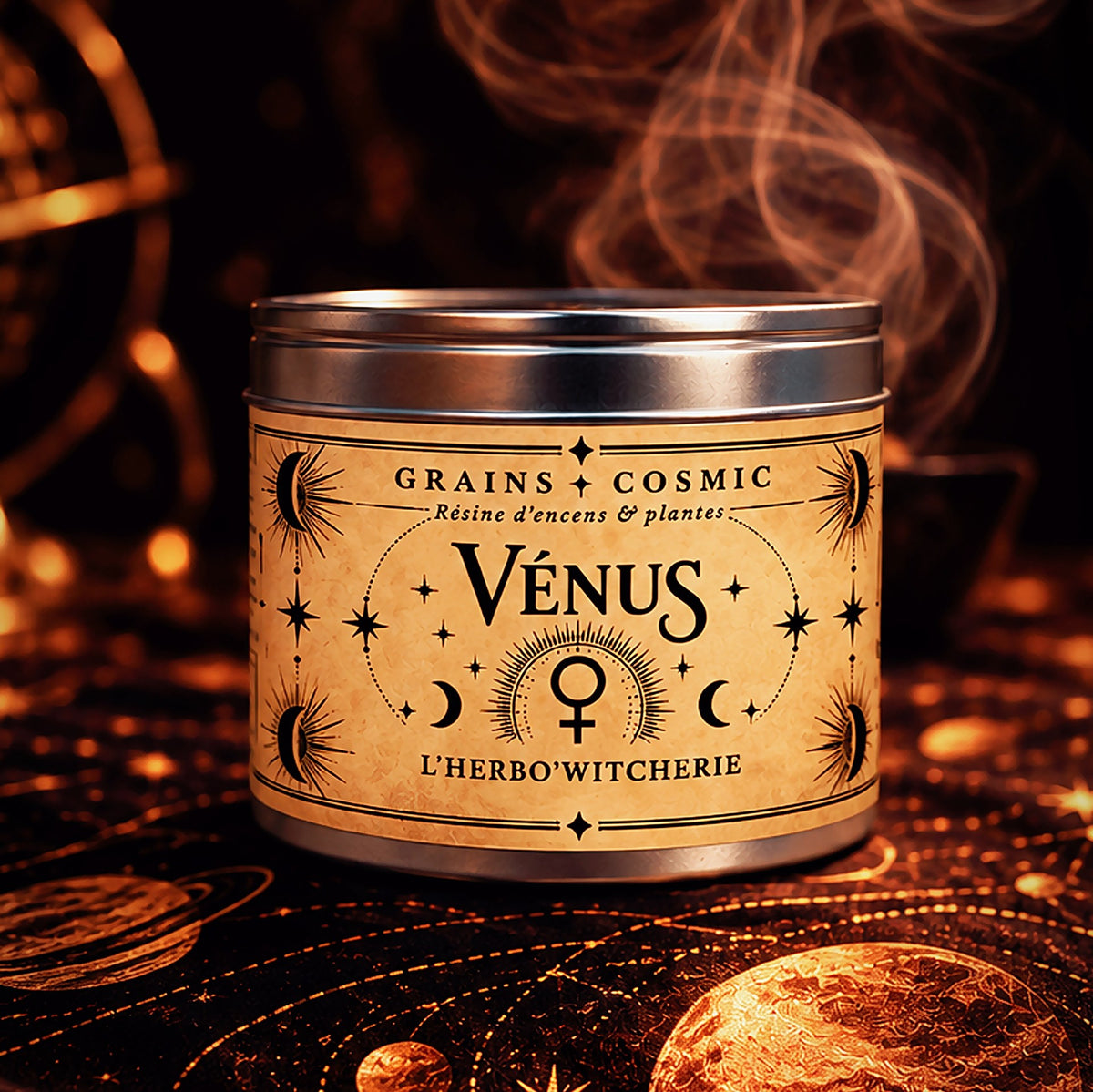 Grains cosmic VÉNUS - Bois de santal, rose de damas & cardamome