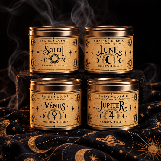 Coffret grain cosmic - Soleil, Lune, Vénus & Jupiter