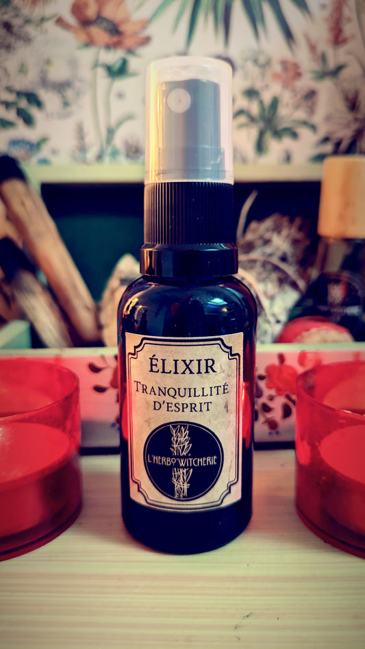 Élixir Tranquillité d'esprit -Favorise la paix et la sérénité- 30ml