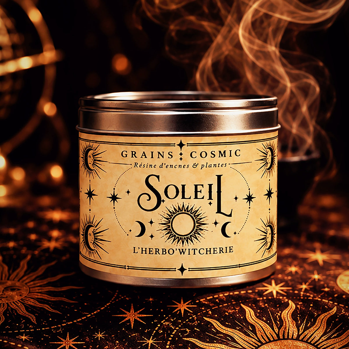 Grains cosmic SOLEIL - Oliban, cannelle & baie de genièvre