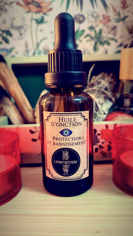Huile d'onction magique - Protection spirituelle contre le mauvais œil et énergies négatives- 30ml
