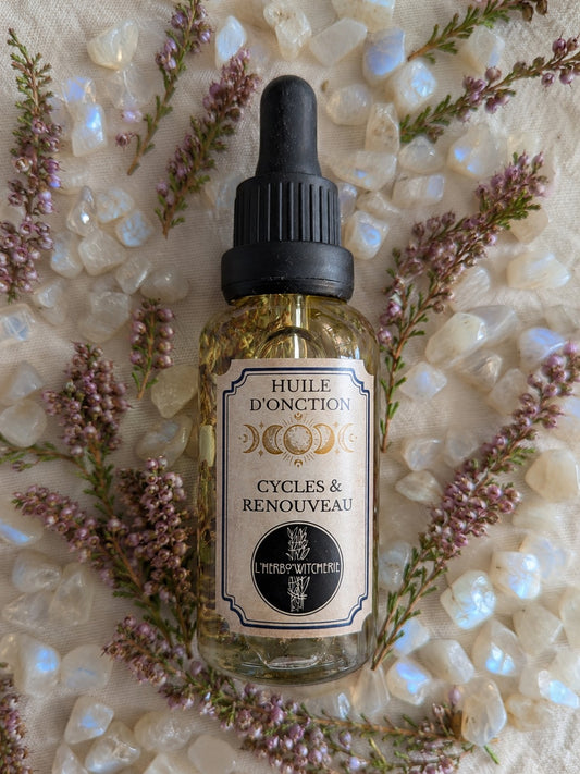 Huile d'onction Cycles & renouveau - accompagne les changements